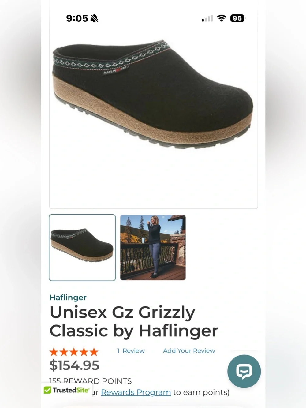 Unisex Haflinger Charcoal Gray Wool Slip-On Clogs